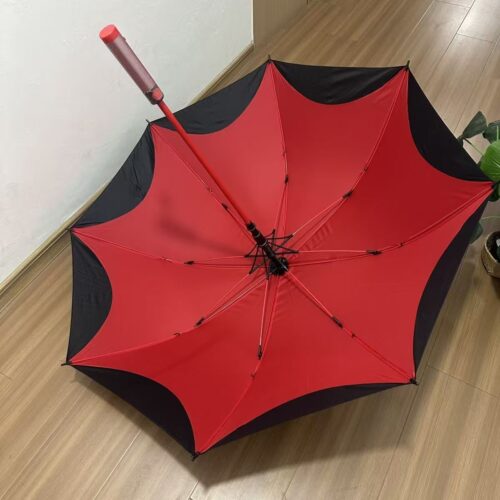 27x8Kinch mid-section color fiber sunscreen double-layer sunscreen umbrella