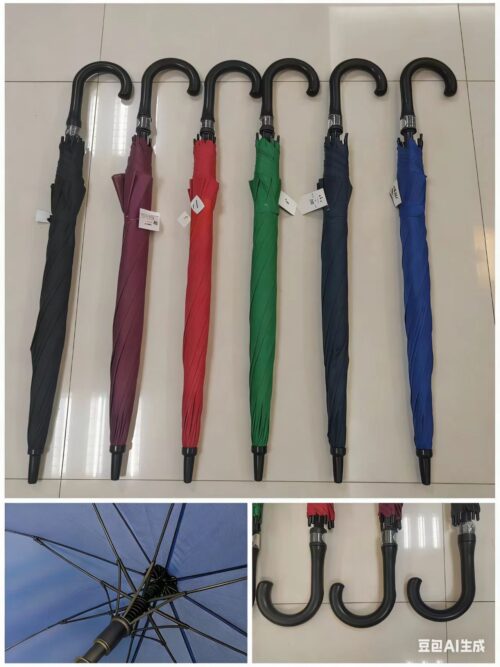 60X8K full-fiber automatic umbrella with touch-to-open feature